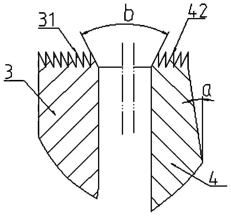 An impeller structure for a compressor or a blower