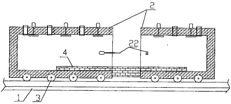 All-fiber mantle-mobile hot air circulation annealing furnace