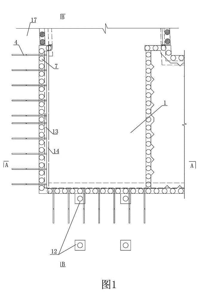 Super early receiving supporting structure of shield machine and super early receiving method