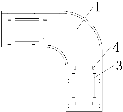 Wire harness corner support