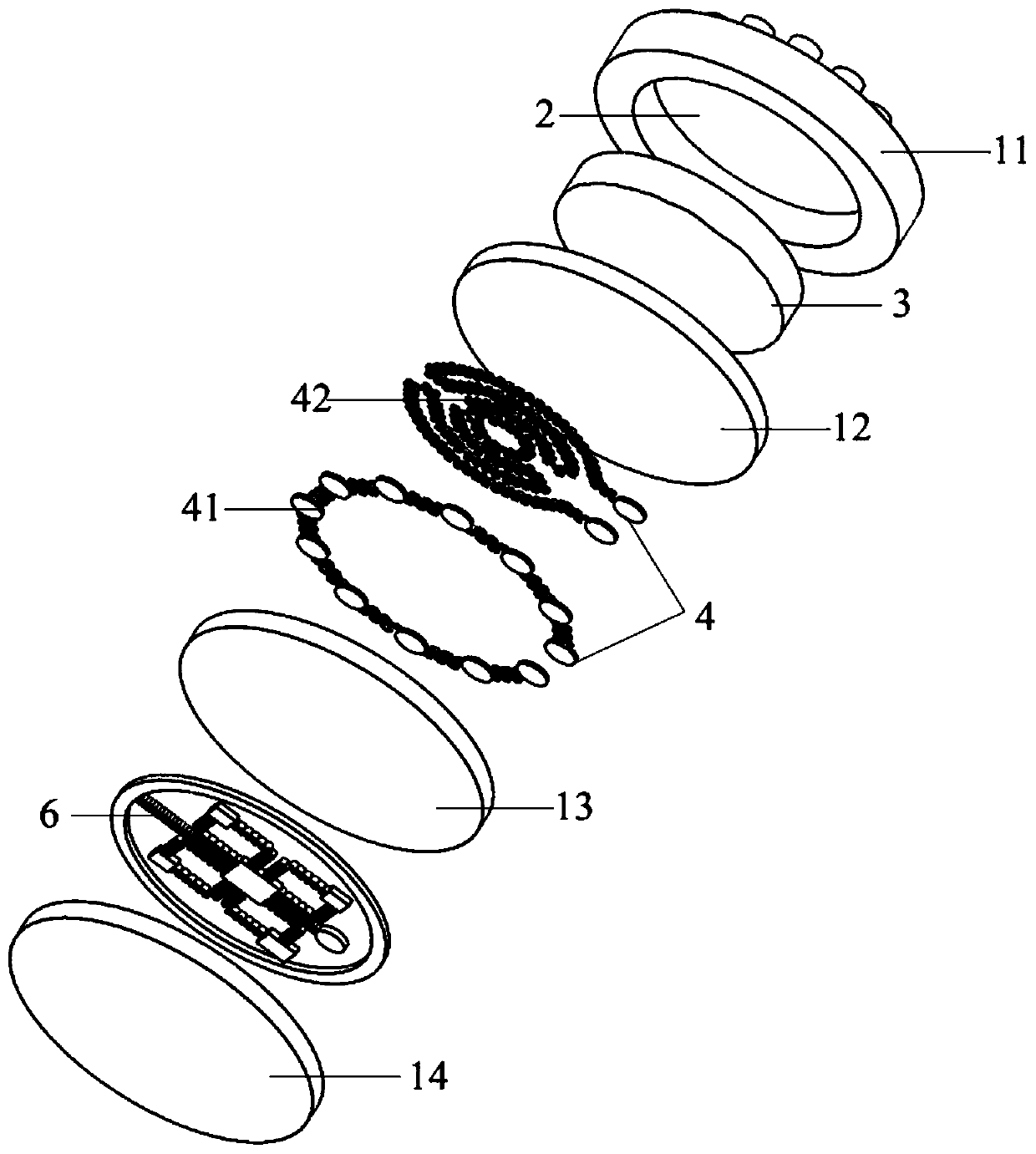 Flexible electronic system capable of automatically adjusting binding force