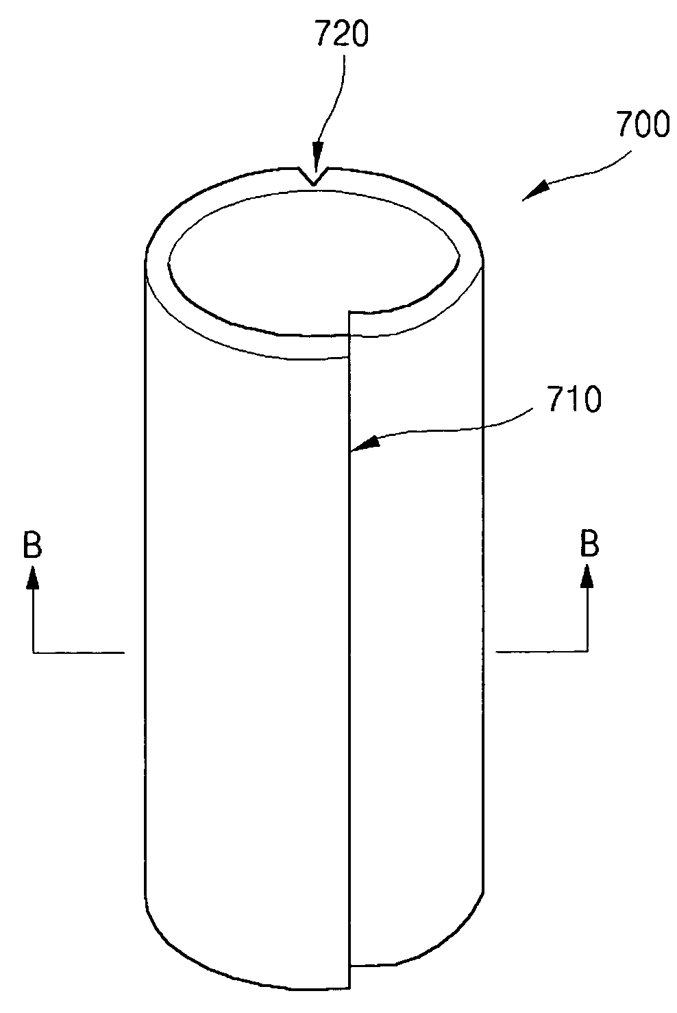 Cylindrical lithium secondary battery