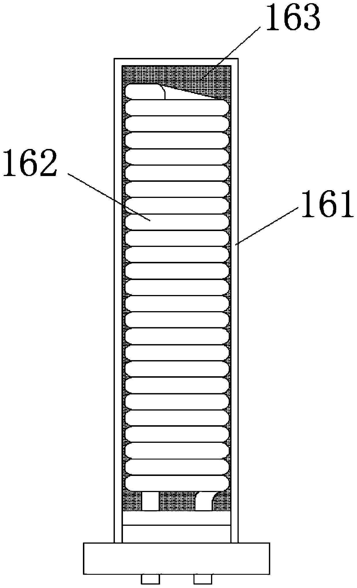 A dehydration device before the preparation of biodiesel