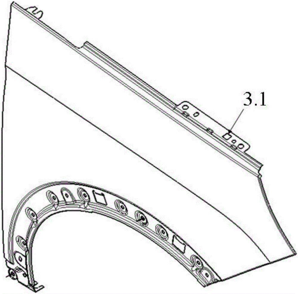 Assembly positioning tool and assembly method for four-bar linkage hood hinge