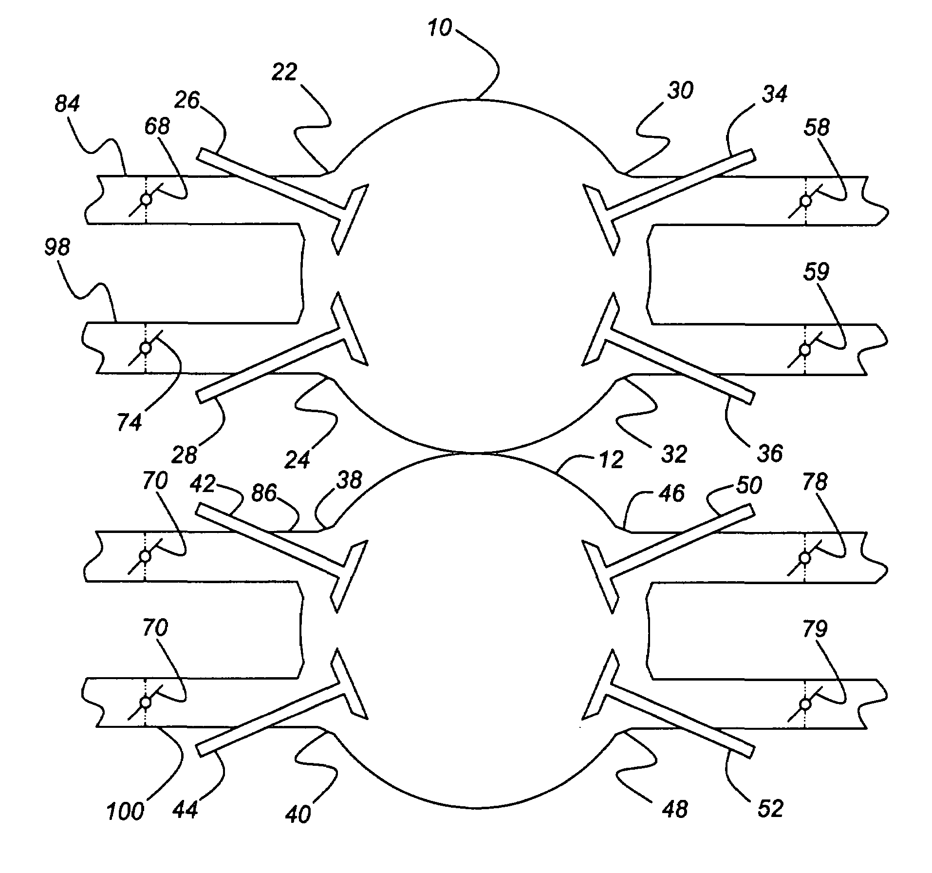 Indirect variable valve actuation for an internal combustion engine