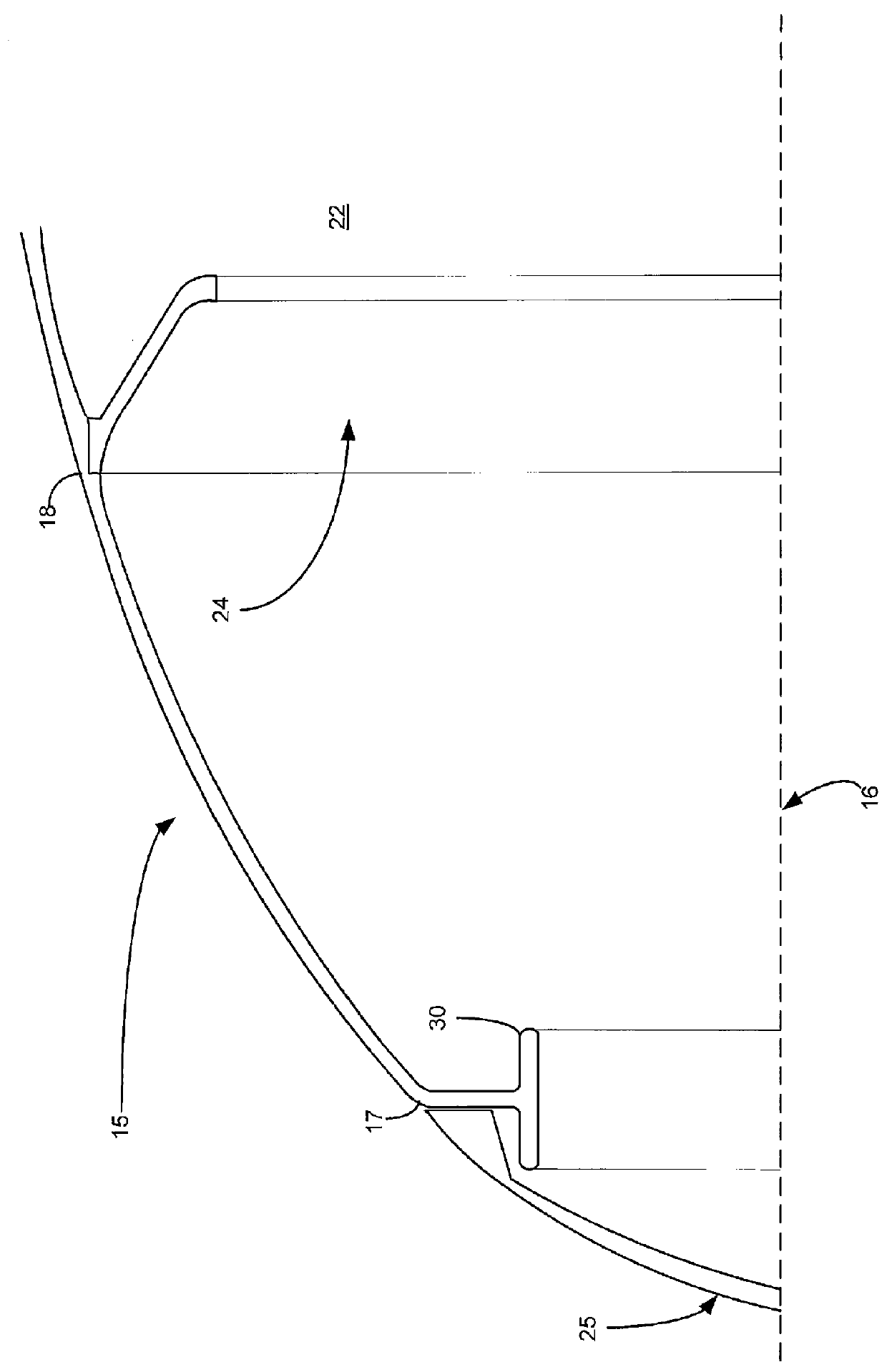 Spinner Aft-Extended Forward Return Flange