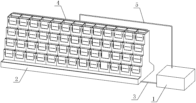 Circulating water three-dimensional cultivating system for blue crabs