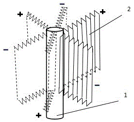 Dry type electrostatic processing device for haze