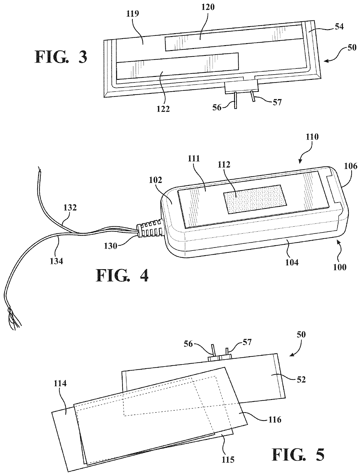 Portable Pain Relief Device Utilizing Polymer Based Materials or a Combination of EL Material and Polymer Based Materials