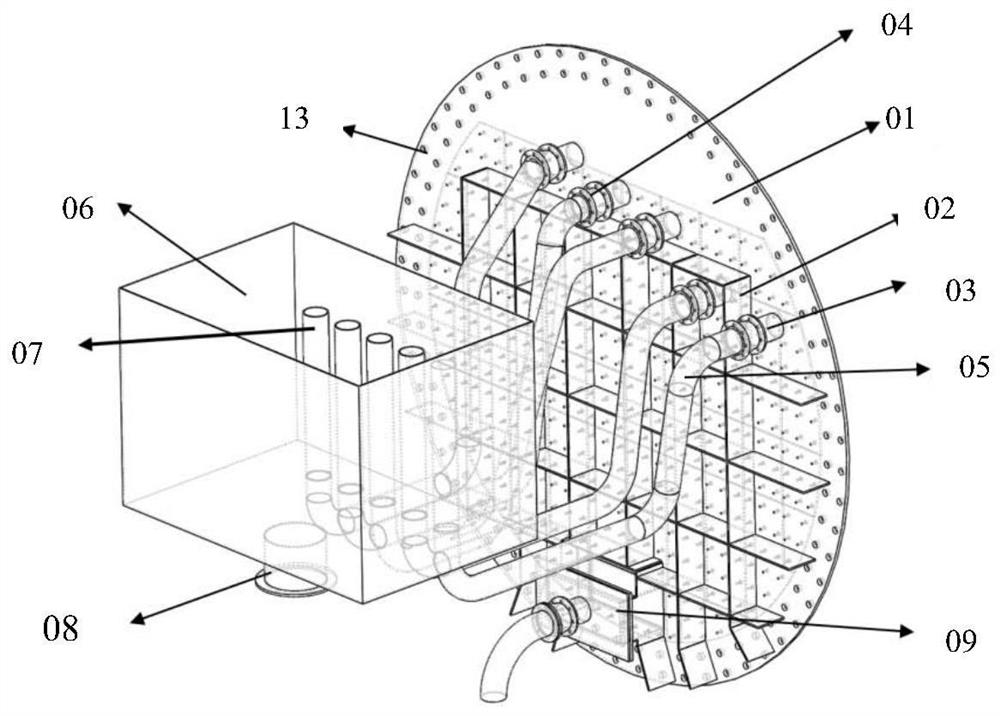 Discharge end device of high-energy mill