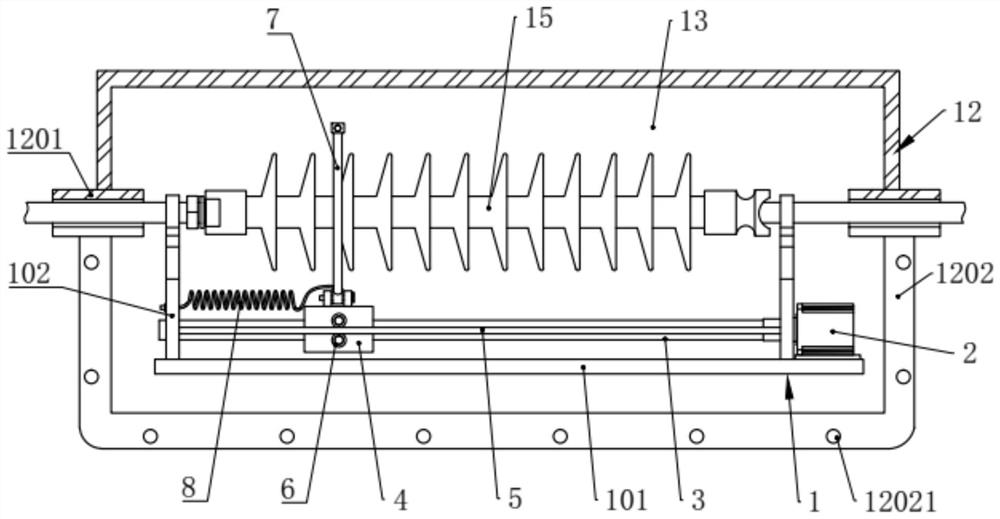 A reciprocating prtv anti-pollution flashover coating automatic spraying device for insulators