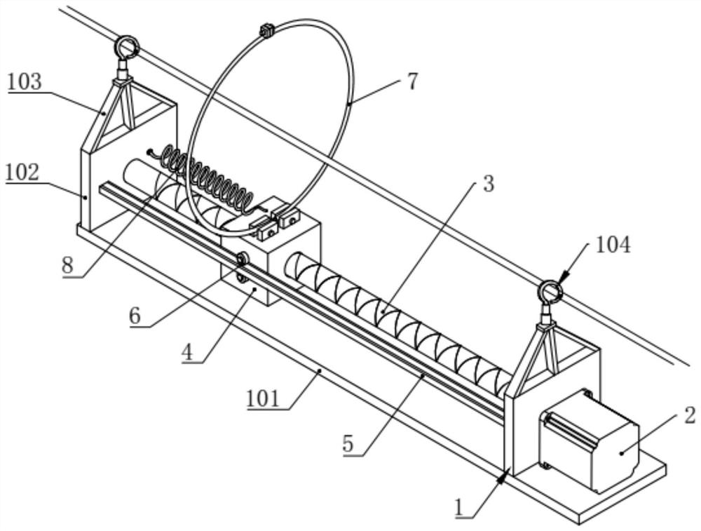 A reciprocating prtv anti-pollution flashover coating automatic spraying device for insulators