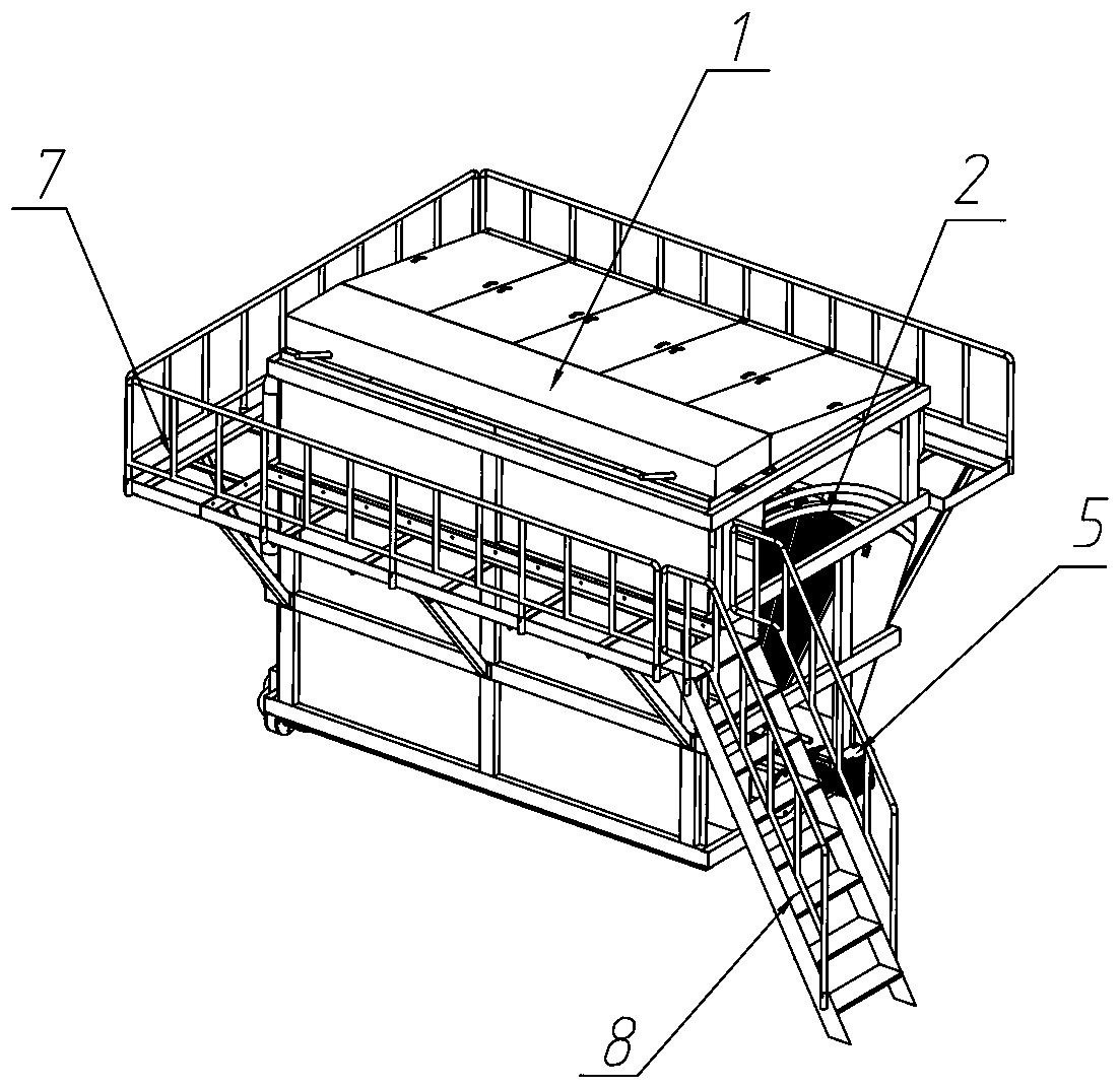 Multi-disc direct cleaning filter and use method thereof