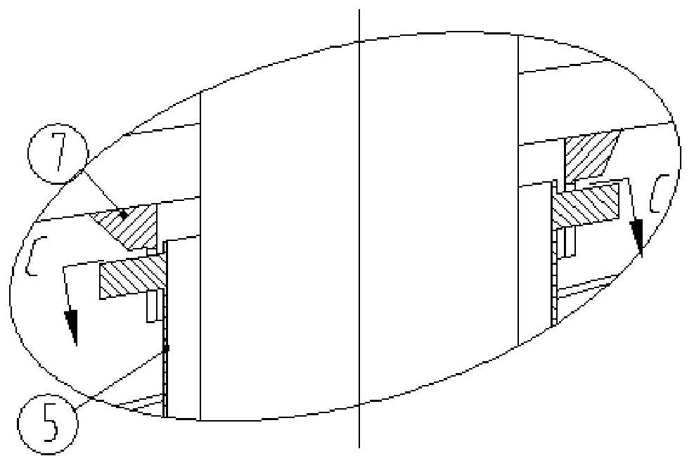 A Supporting Structure for Flow Channels in Exhaust Cylinders of Small and Medium-sized Gas Turbines