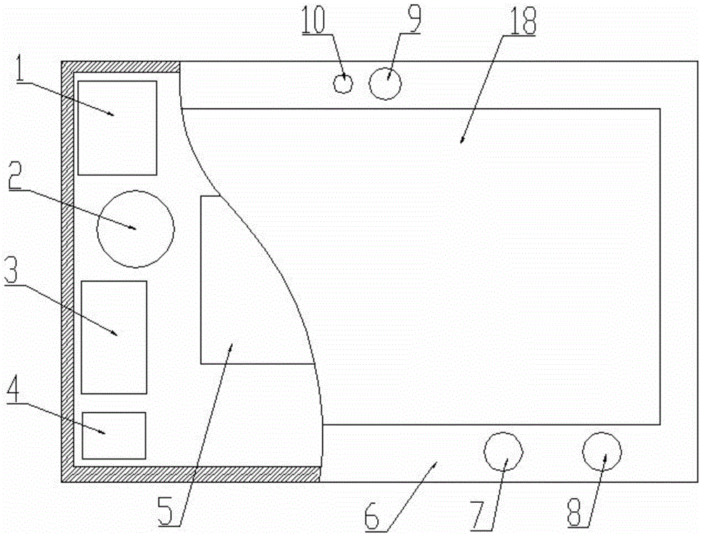 Internet-based household video mobile video receiving terminal