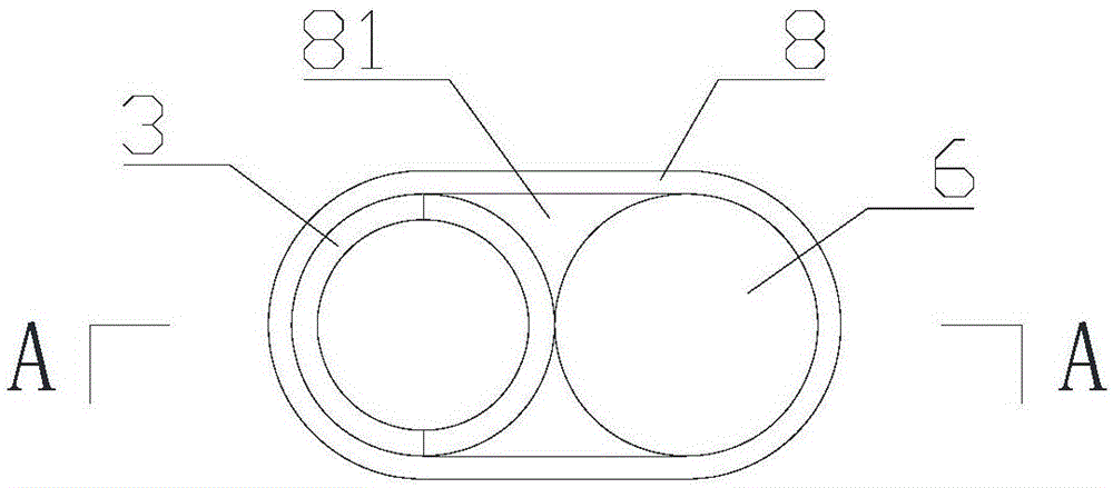 Electromagnetic projecting device used for launching fire extinguishing bomb