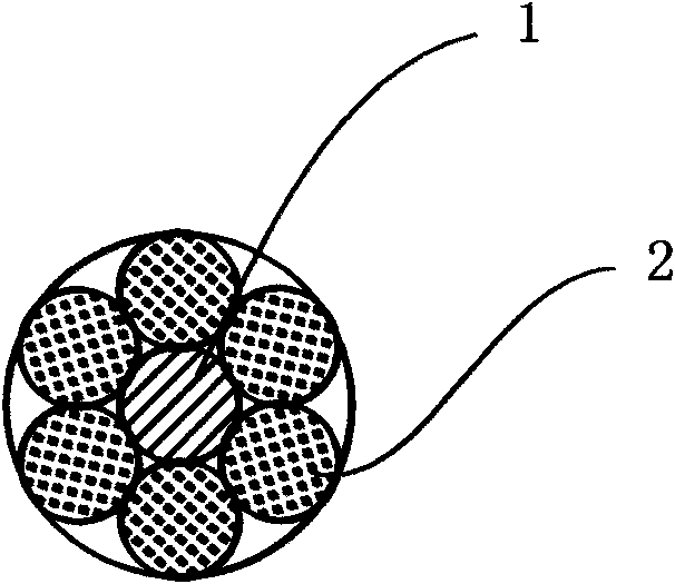 Manufacture method of large-diameter self-protection multi-strand stranded welding wire