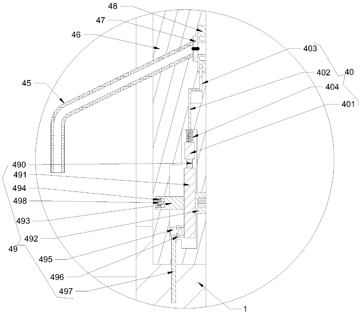 Elevator with sterilization function