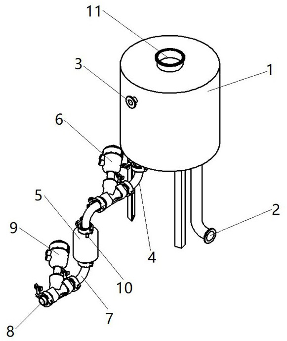 Negative pressure adsorption device of wet tissue production line