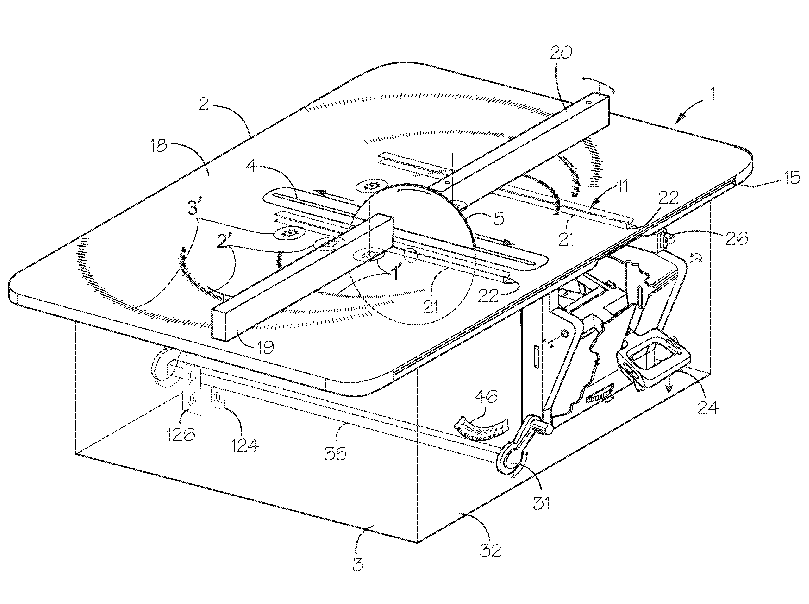 Table miter saw