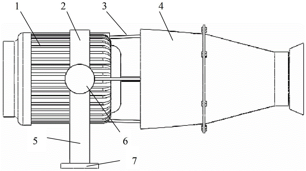 Separated air drum of electric air-assisted spraying machine