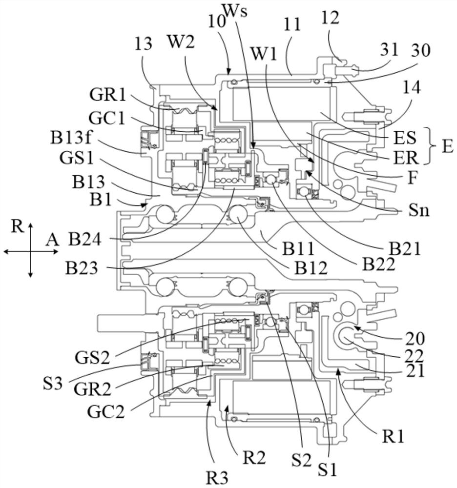 Wheel hub drive system