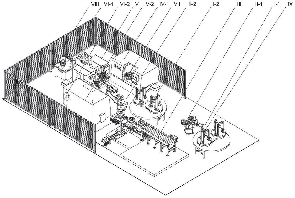 Automobile hub machining positioning system and intelligent cleaning and precision machining production line