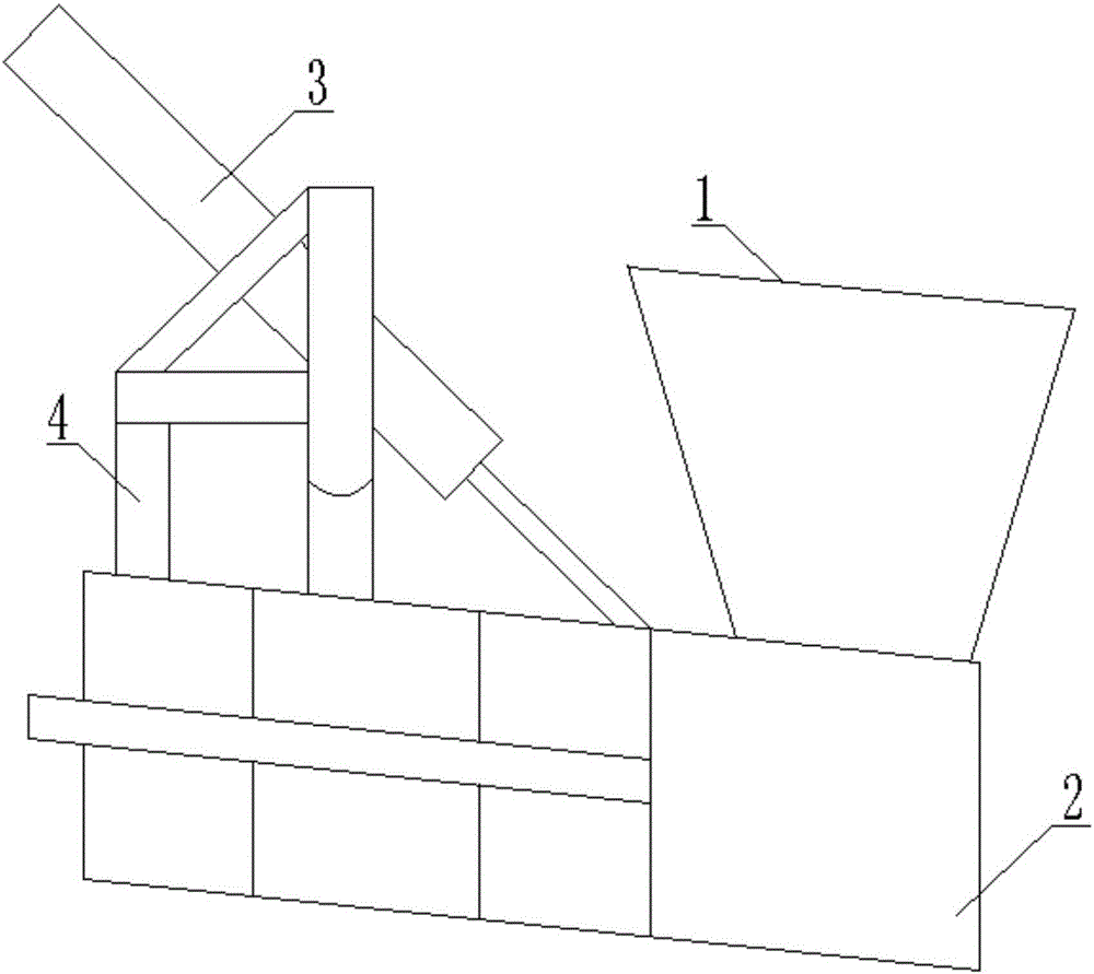 Quantitative compressing device for fly ash solidification