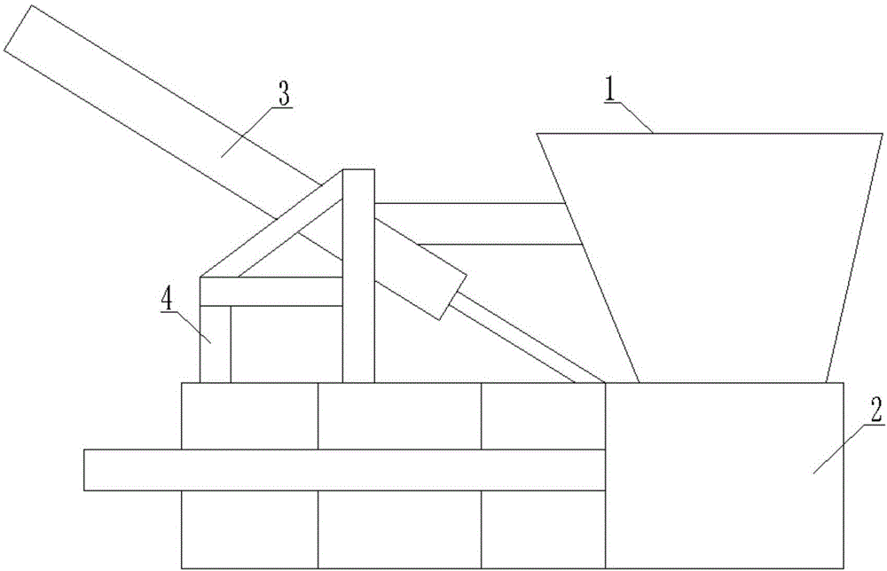 Quantitative compressing device for fly ash solidification