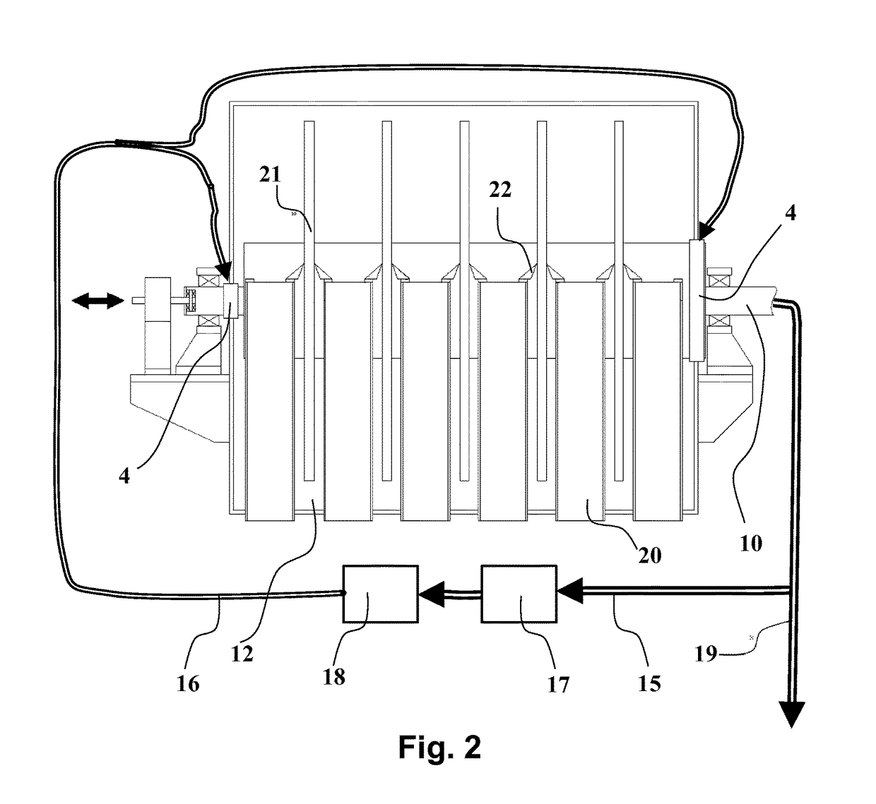 A method of feeding a sealing medium into a liquor filter and a liquor filter