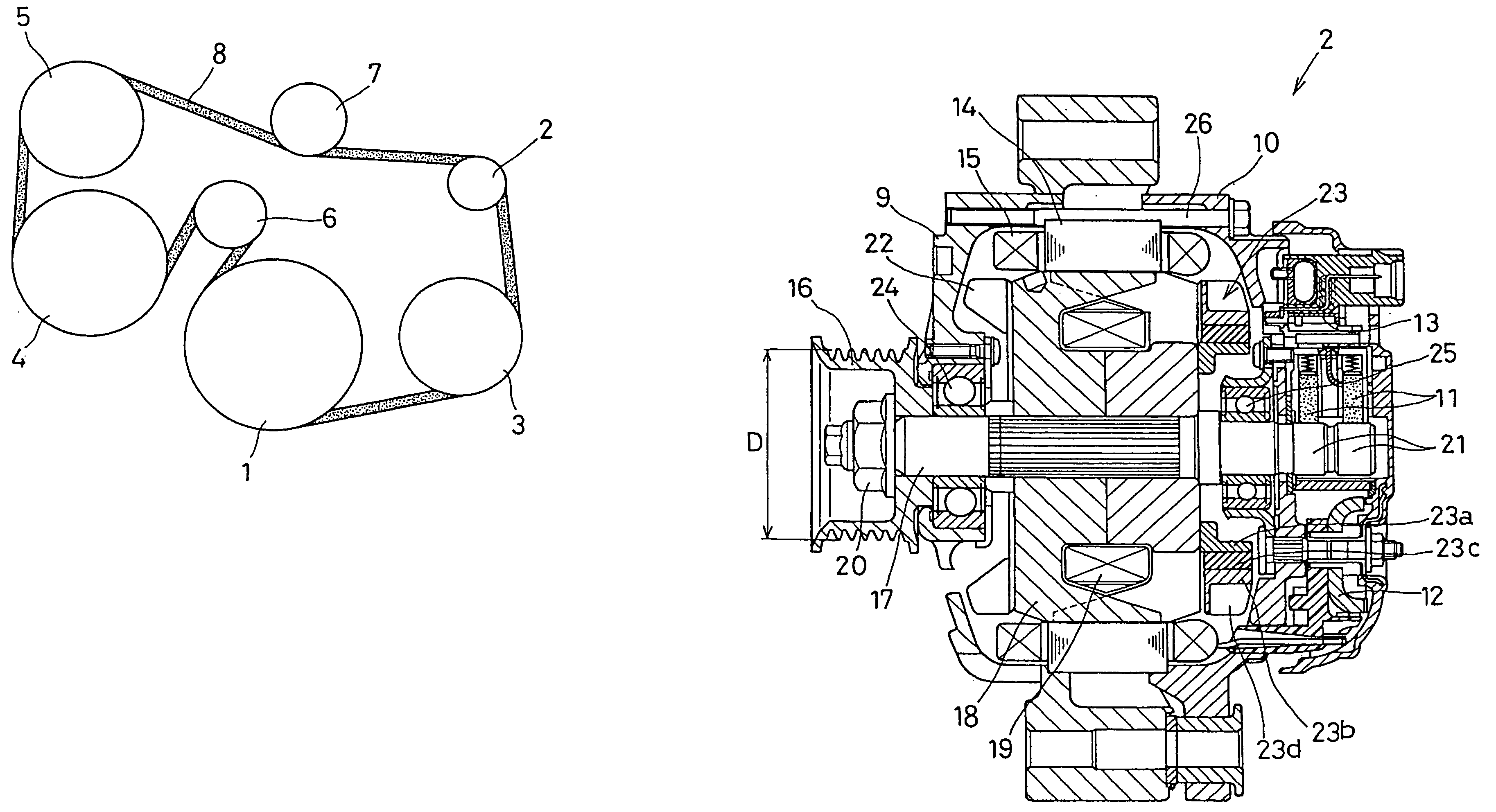 Engine belt-driven system