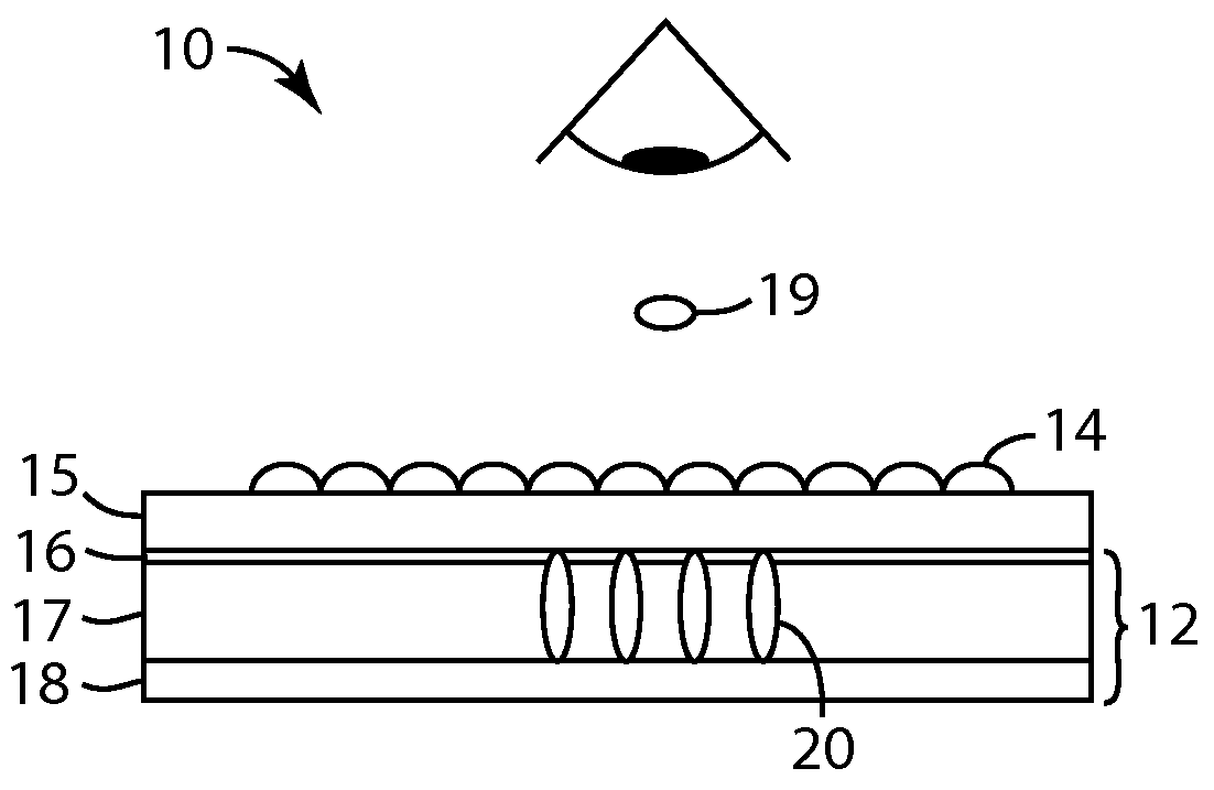 Interference films having acrylamide layer and method of making same