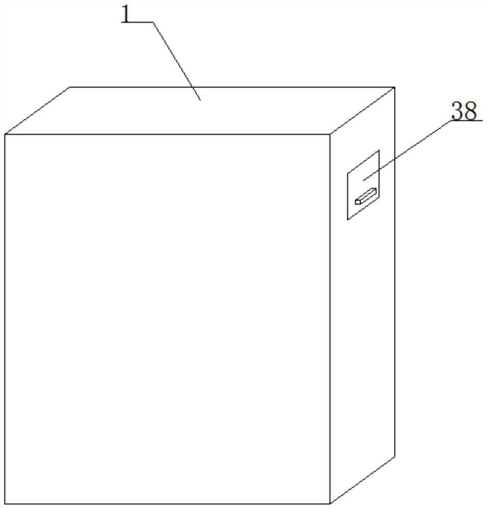 Cooling and dust removal system in computer host based on fingerprint identification and dust removal method of cooling and dust removal system