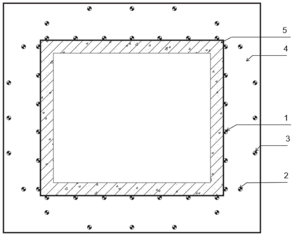 Suspended reverse wall working well supporting structure and construction method