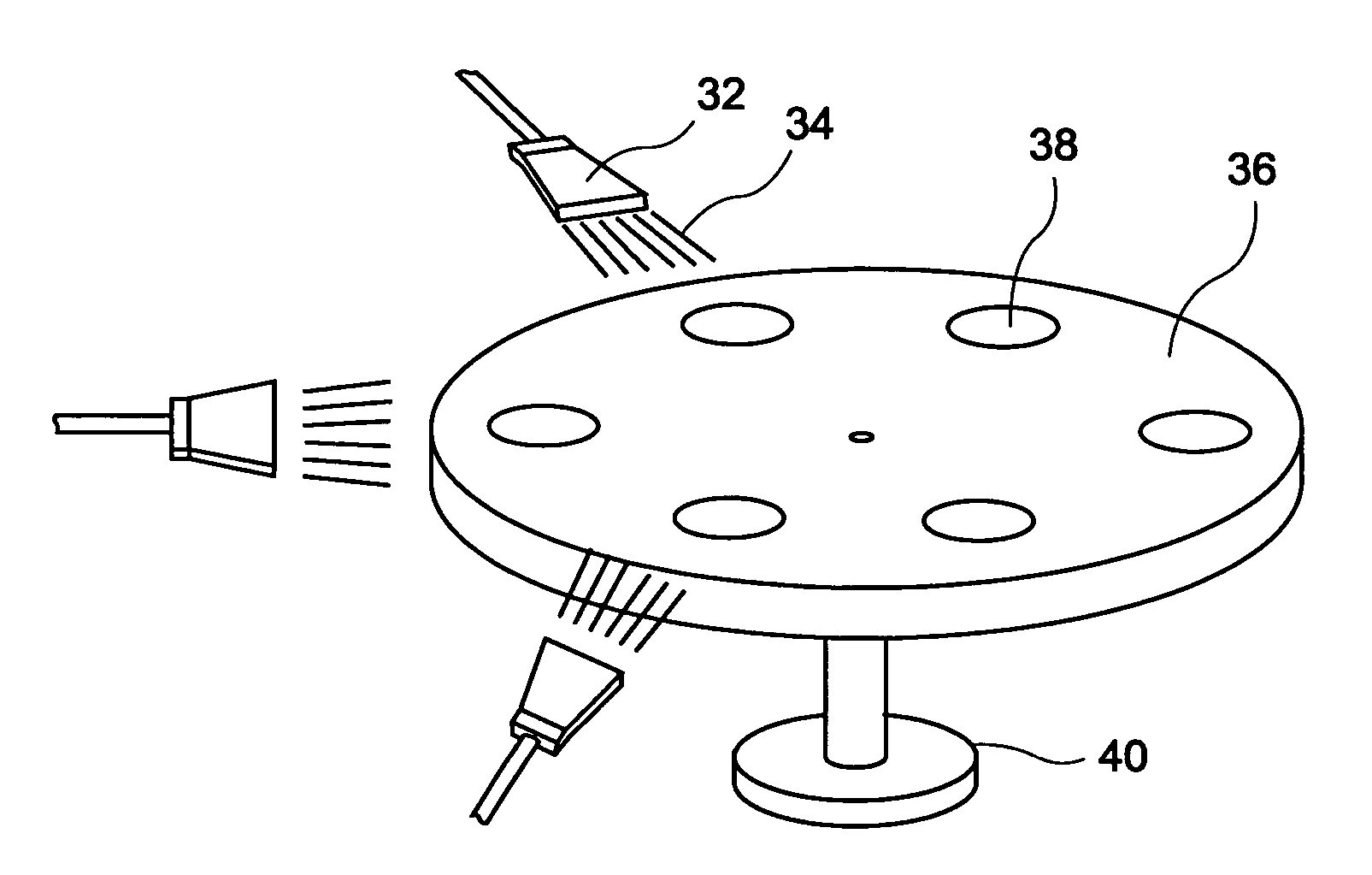 Method for surface preparation of solid substances and surface-prepared solid substances