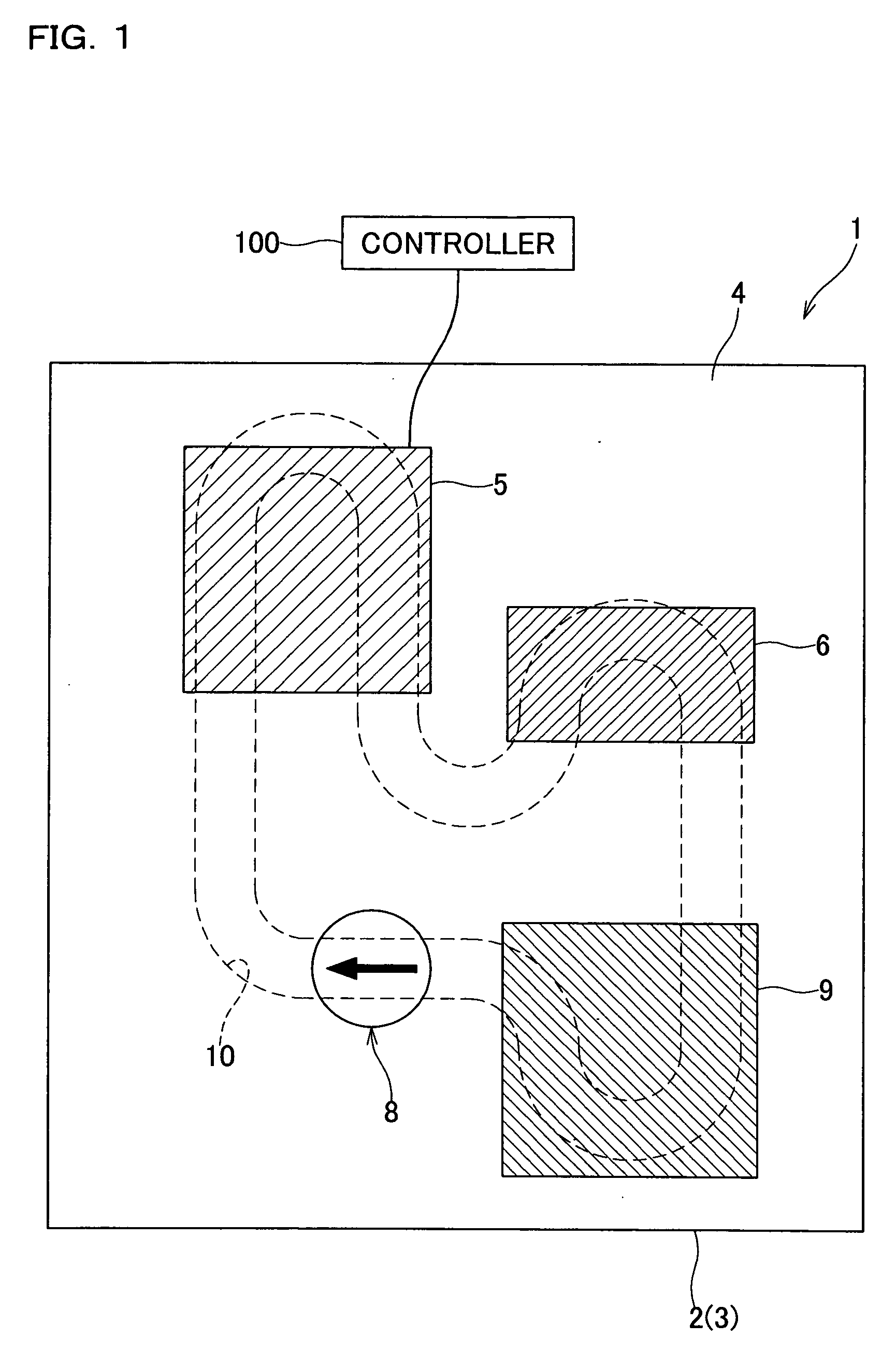 Substrate mounted with electronic element thereon and liquid ejection head including the substrate