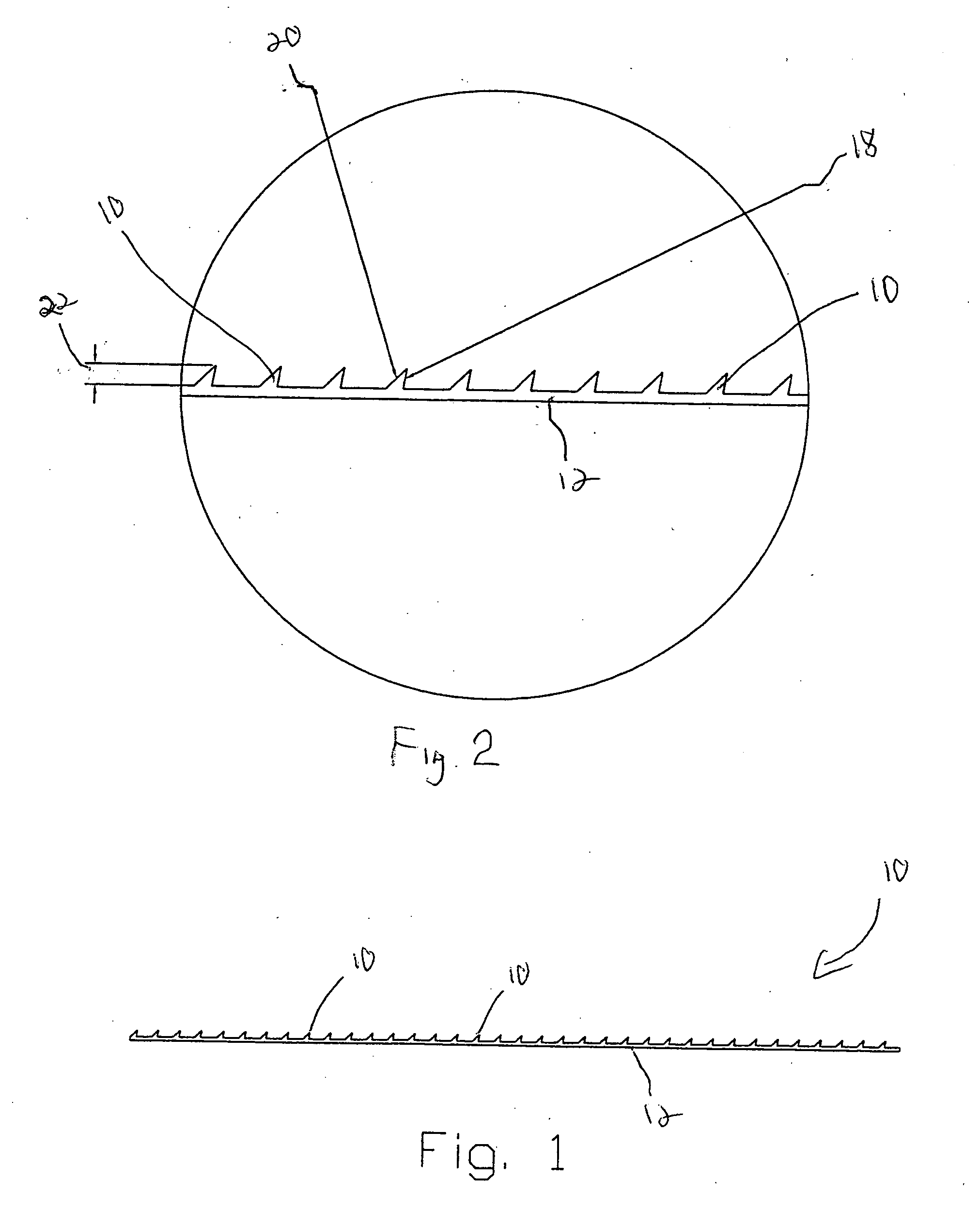 Continuous shearing edges made of brazed carbide grits for use on a tool