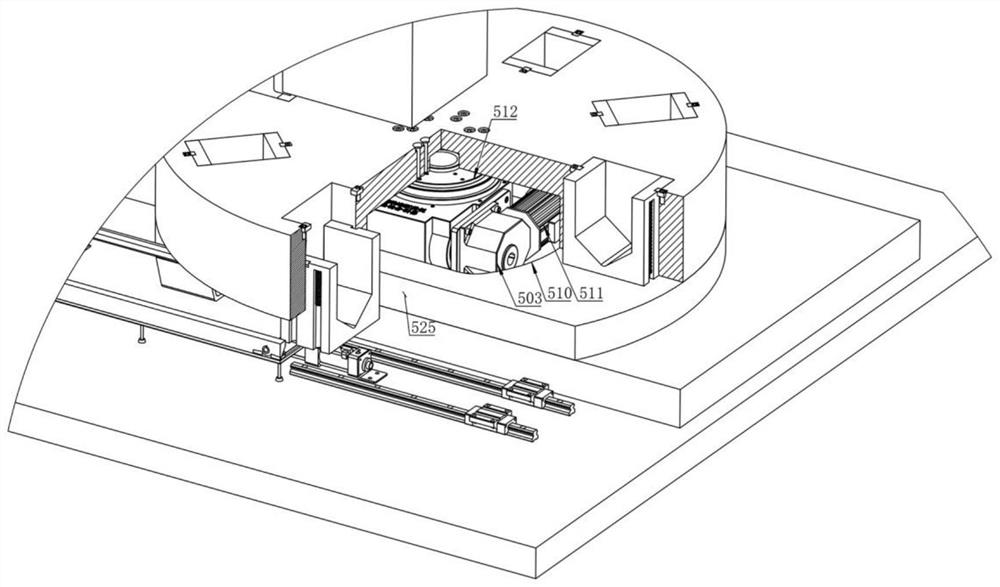 A corner guard plate processing equipment