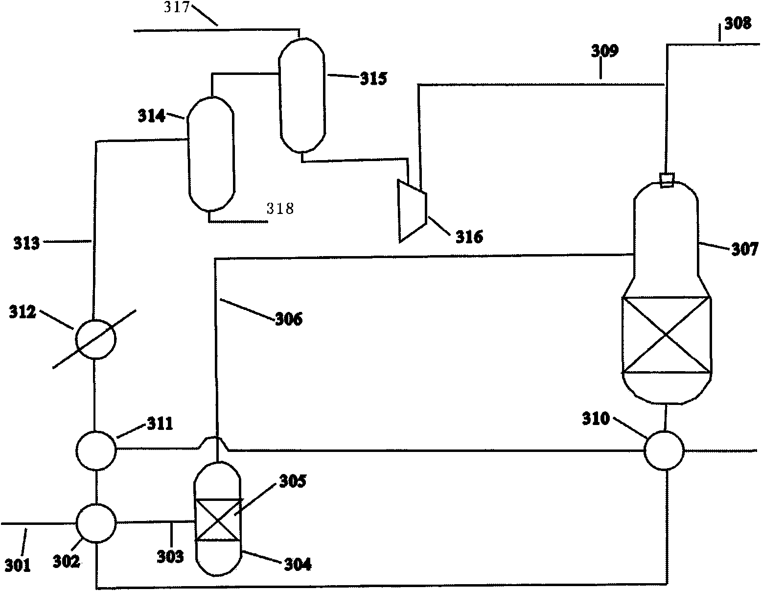 Trace hydrogen fractionation-free quantitative enrichment system and enrichment method