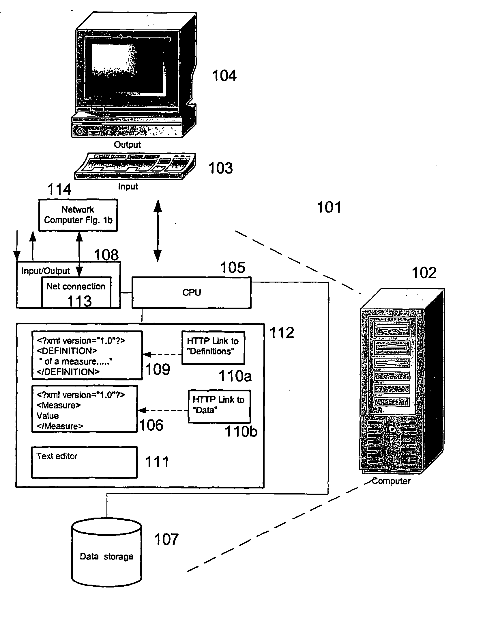 Method software application and system for incorporating benchmarks into a business software application