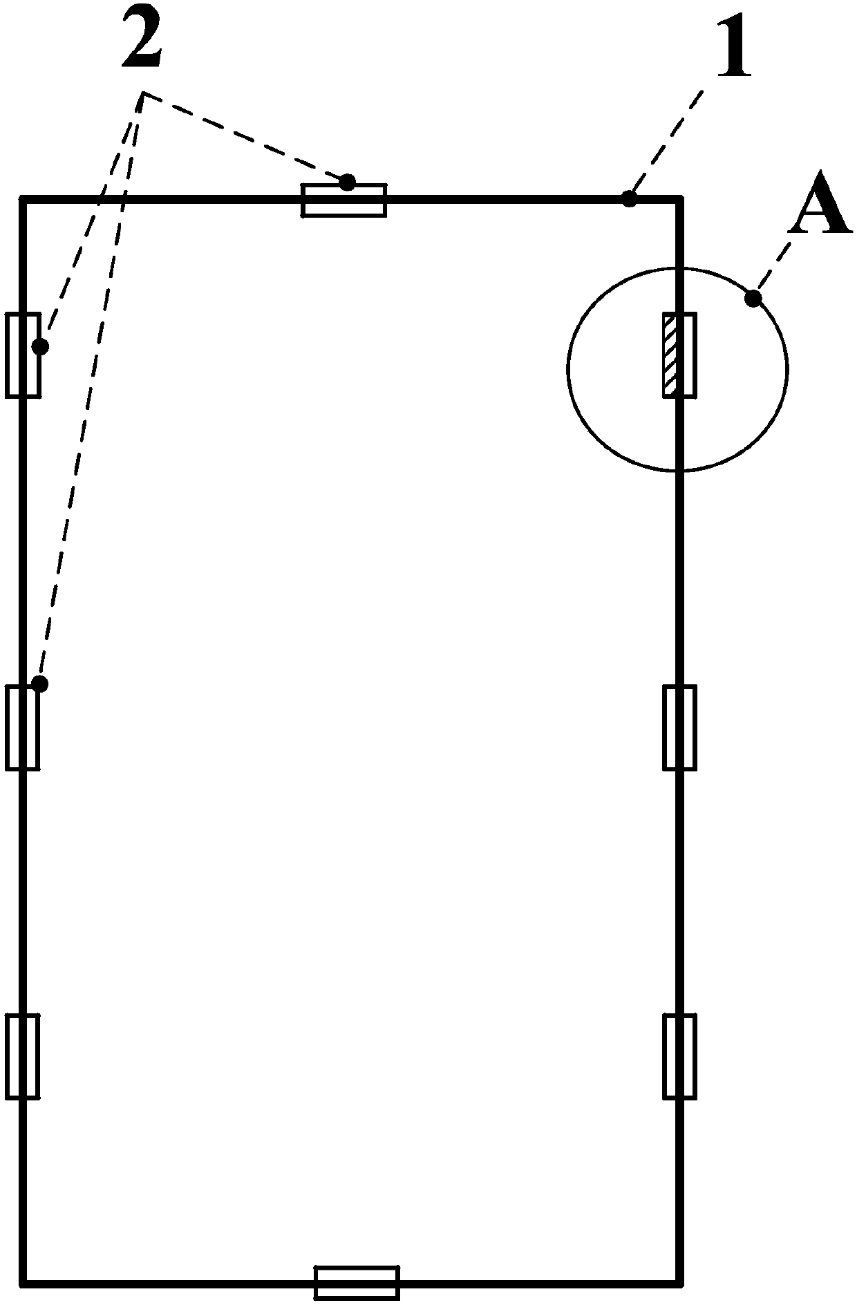 Middle frame and terminal equipment