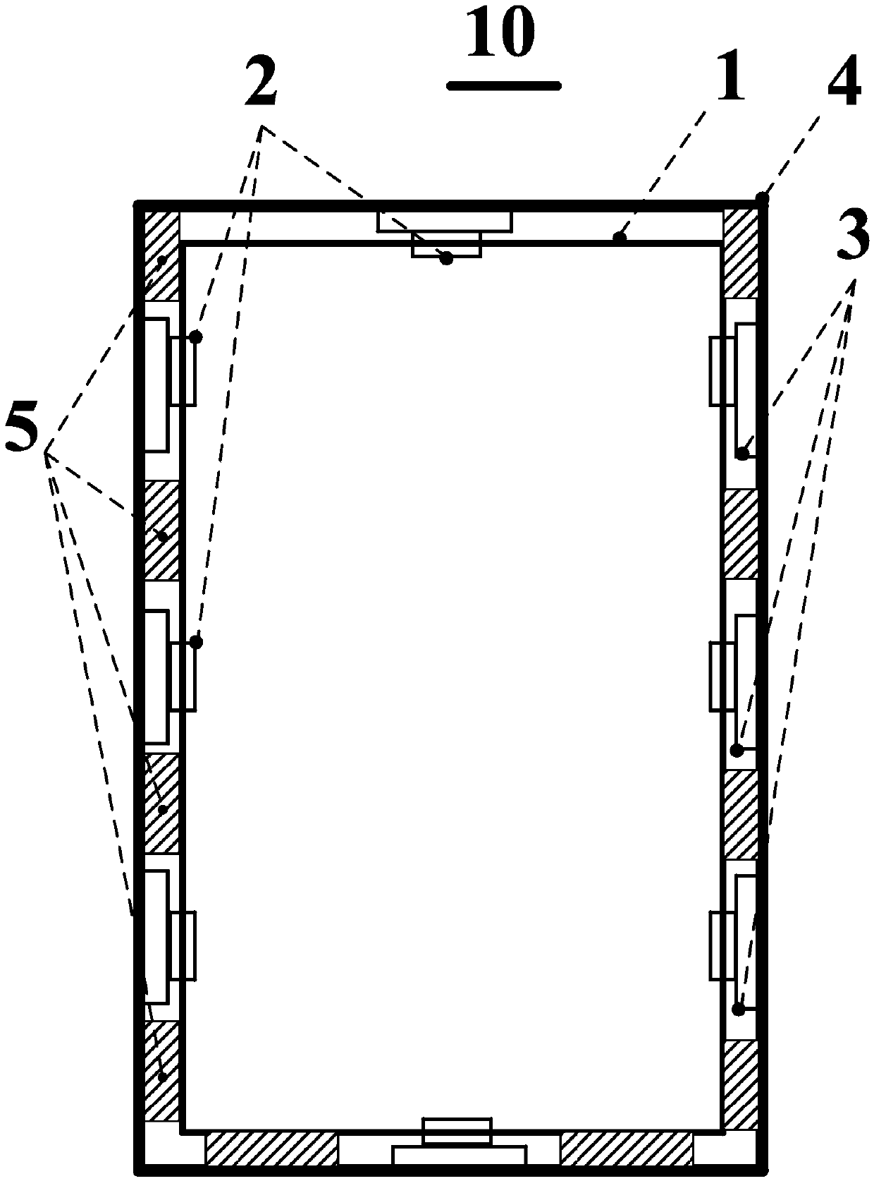 Middle frame and terminal equipment