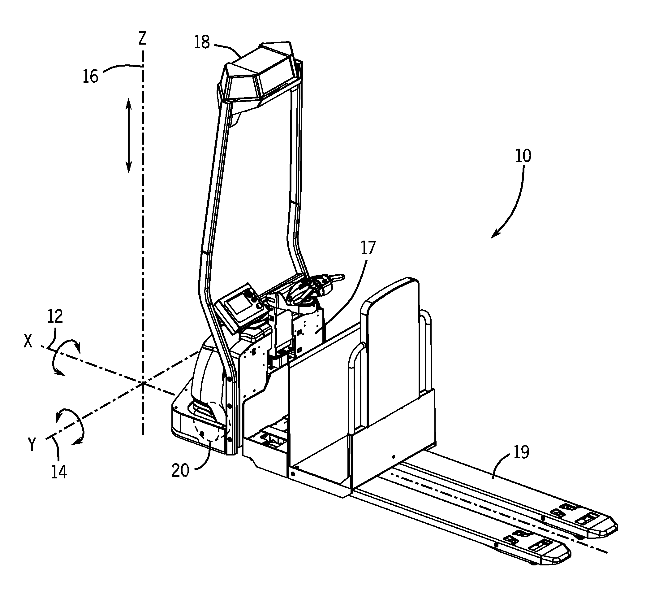 Dynamic vibration control systems and methods for industrial lift trucks