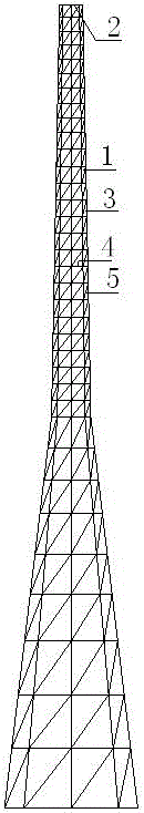 Prestressed polygon wind tower with direct fan annular box girder at tower top