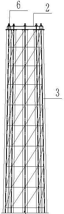 Prestressed polygon wind tower with direct fan annular box girder at tower top