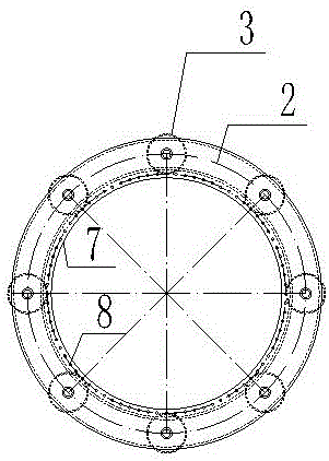 Prestressed polygon wind tower with direct fan annular box girder at tower top