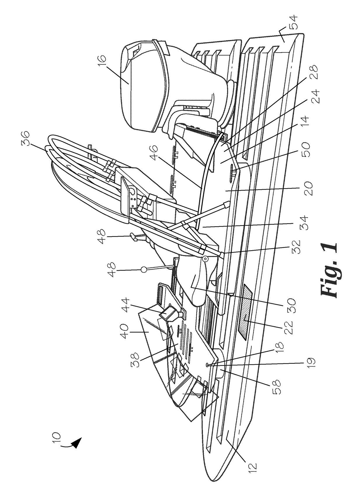 Collapsible high-performance multi-hulled watercraft for use in a variety of settings