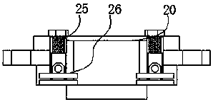 High-pressure blowing type runway cleaning device for airport maintenance