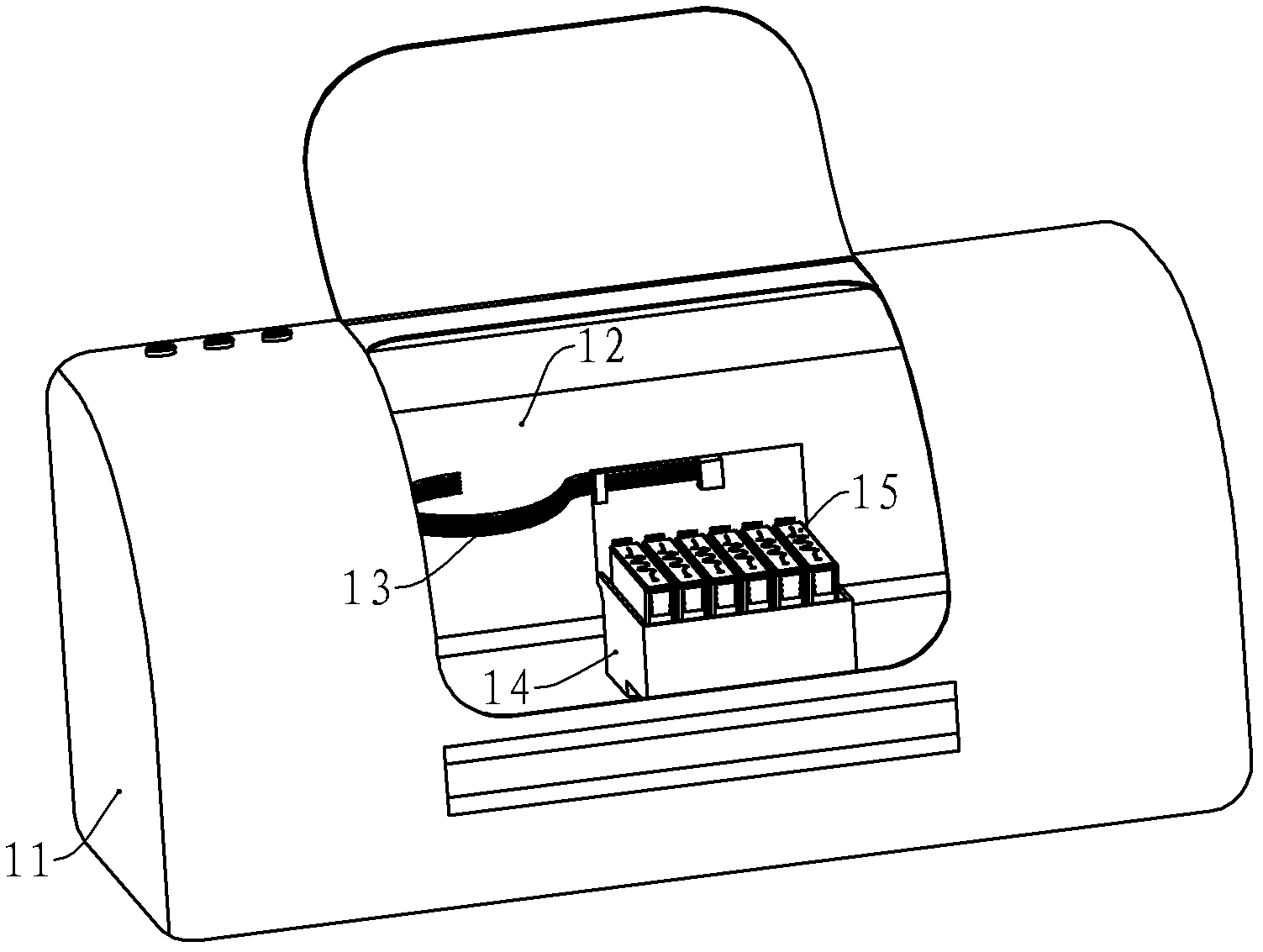 Consumable chip, consumable container and charging method for power accumulation unit of consumable chip