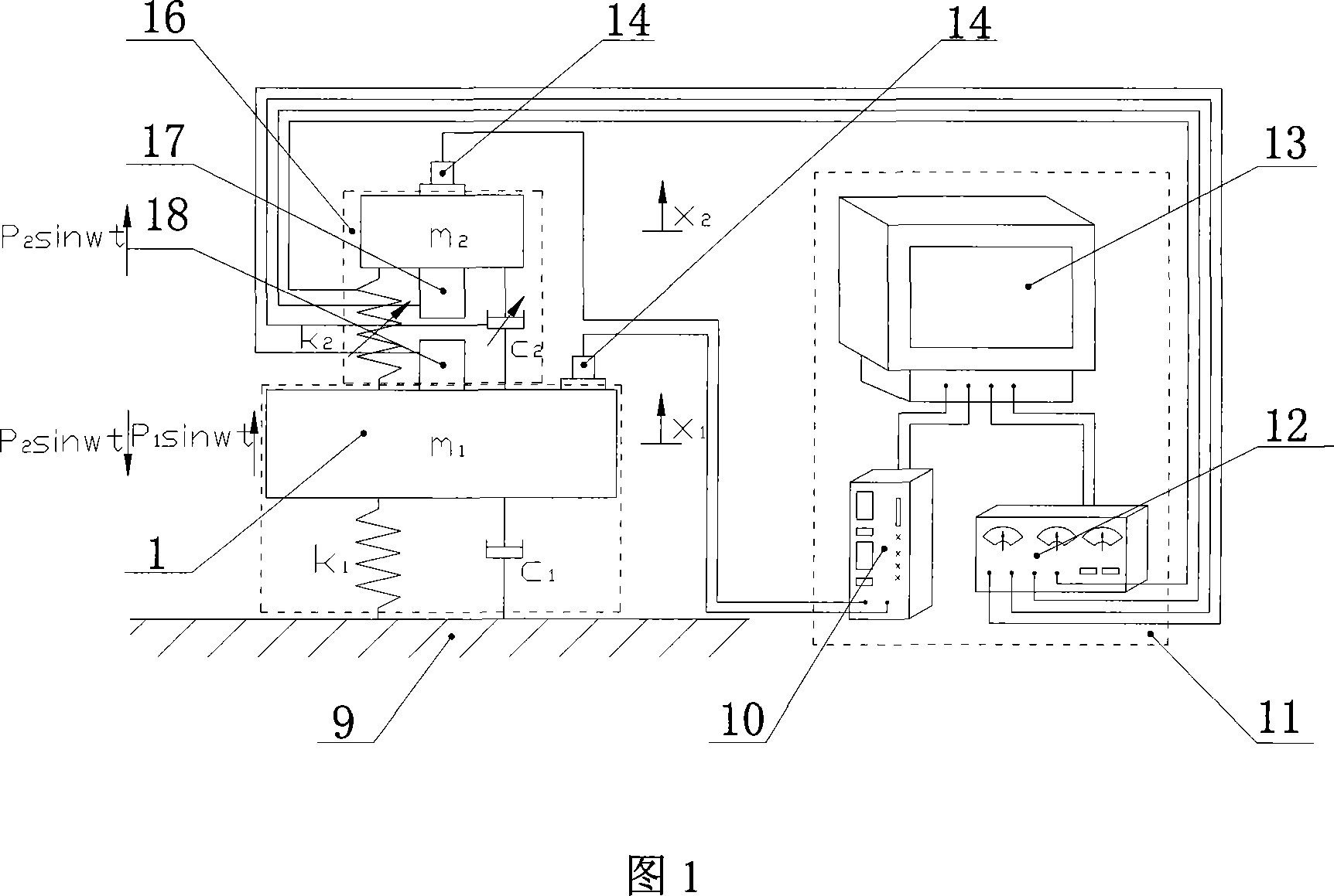 Rigidity-variable full-automatic power vibration-absorber